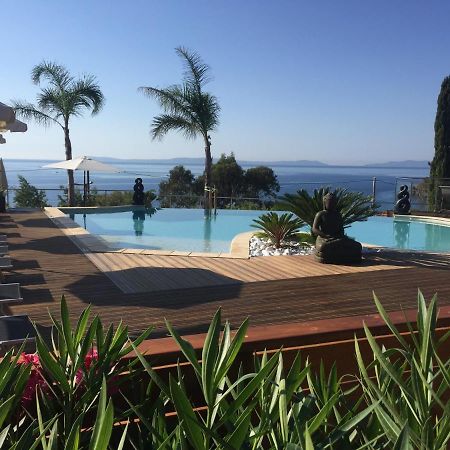 Les Lauriers Roses Aparthotel Le Le Rayol-Canadel-sur-Mer Exterior foto
