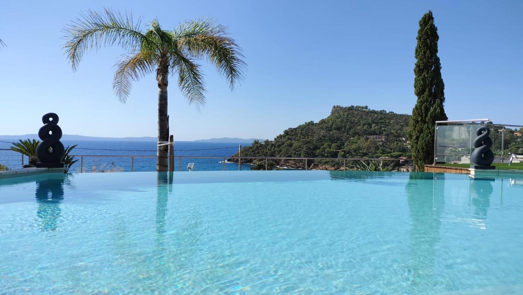 Les Lauriers Roses Aparthotel Le Le Rayol-Canadel-sur-Mer Exterior foto
